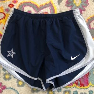 Dallas Cowboys Nike Dri Fit running Shorts